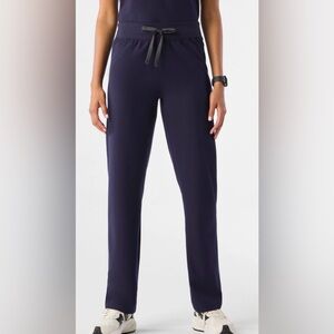 FIGS “High Waisted Livingston” Scrub Pants in Navy